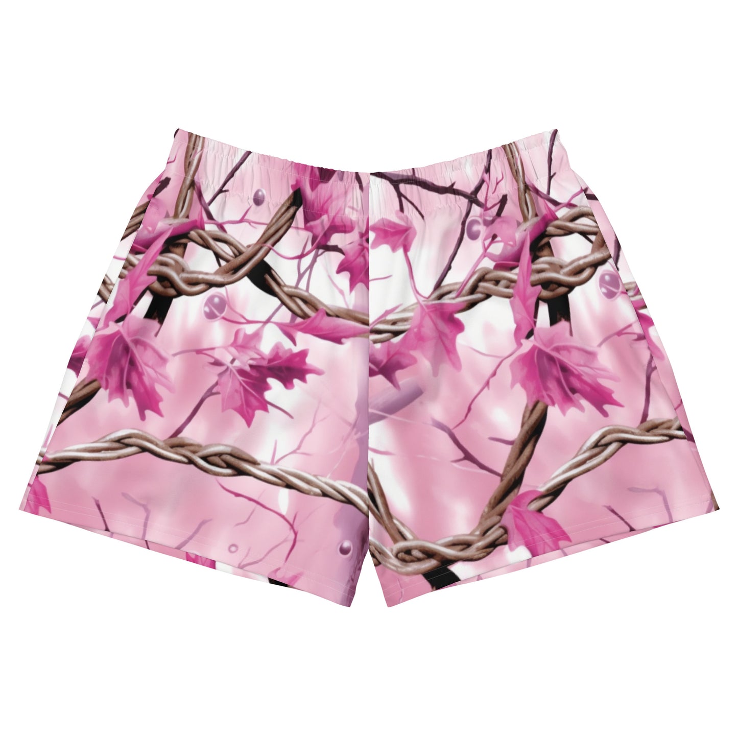 Short Shorts - Pink Tree